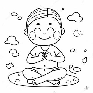 Mindful Selvkontrol Farvelaegningsside 100548-39109