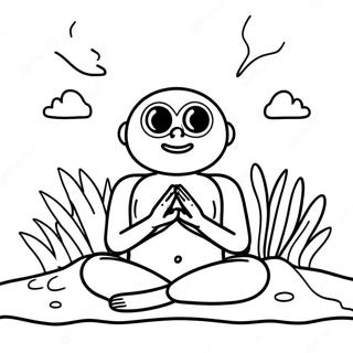 Mindful Selvkontrol Farvelaegningsside 100548-39110