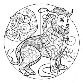 Kinesisk Zodiac Farvelaegningssider 100725-39247