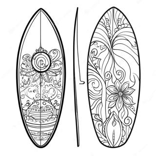 Vintage Surfboard Farvelaegningsside 100934-39423