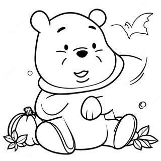 Peter Plys Halloween Farvelaegningsside 101495-39955