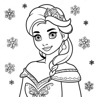 Frozen 2 Elsa Hår Ned Farvesider