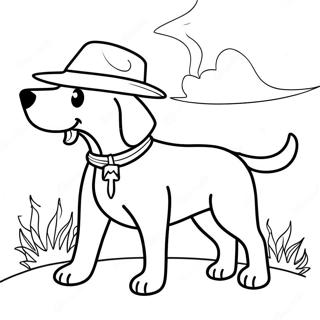 Modig Sheriff Labrador I Aktion Farvelaegningsside 101679 40101