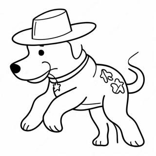Modig Sheriff Labrador I Aktion Farvelaegningsside 101679 40104