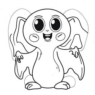 Uhyggelig Huggy Wuggy Med Skraemmende Ojne Farvelaegningsside 102064-40401