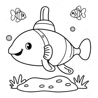 Sod Tegneserie U Bad Farvelaegningsside 102142-40461