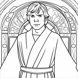 Luke Skywalker I Jedi Robe Farvelaegningsside 102192-40497