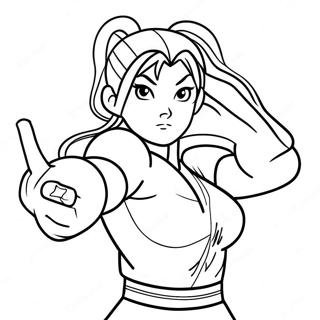 Chun Li I Aktion Farvelaegningsside 102243-40539