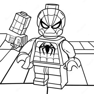 Spiderman Lego Farvelægningsider