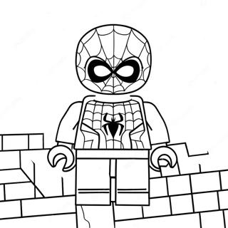 Farverig Spiderman Lego Eventyr Farvelaegningsside 102836-41000