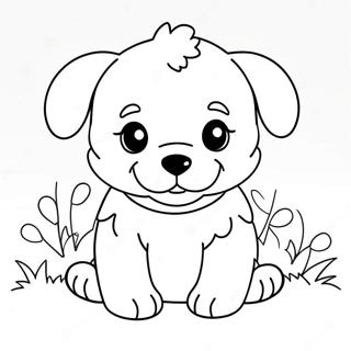 Elskelig Fuzzy Hvalp Farvelaegningsside 102862-41020