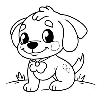 Legesyg Glad Hvalp Farvelaegningsside 102863-41022