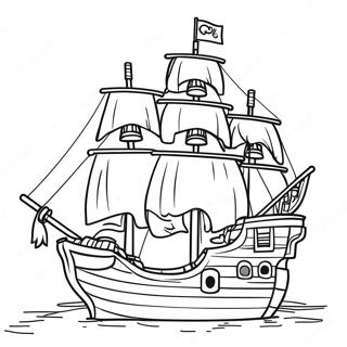 Eventyrlig Lego Klods Piratskib Farvelaegningsside 103199-41291