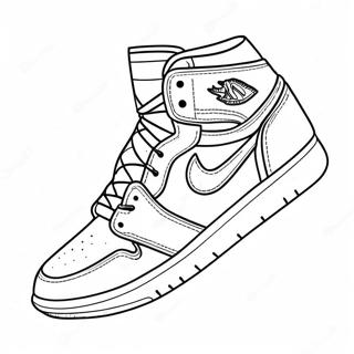 Klassisk Jordan 1 Sneakers Farvelaegningsside 103248-41320