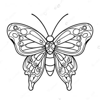 Farverig Sommerfugl Mol Farvelaegningsside 103376 41420