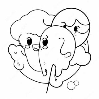 Sod Candyfloss Karakter Farvelaegningsside 103457-41490