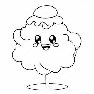 Sod Candyfloss Karakter Farvelaegningsside 103457-41491