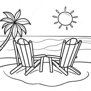 Romantisk Stranddag Farvelaegningsside 103609-41601