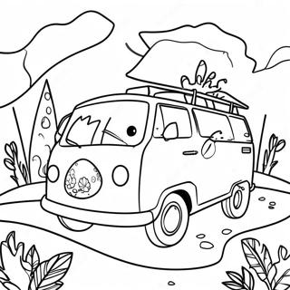 Sjov Sommer Eventyr Farvelaegningsside 103611-41611