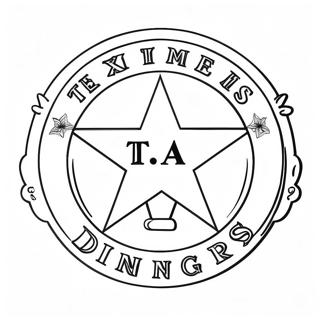 Texas Rangers Logo Farvelaegning 103683-41654