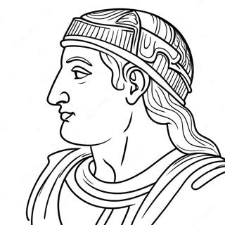Farvelaegningsside Fra Det Gamle Rom 103943-41855