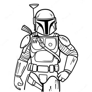 Boba Fett Med Jetpack Farvelaegningsside 103997 41903