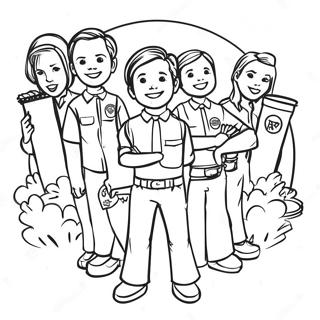 Ffa Medlemmer I Aktion Farvelaegningsside 104586 42362