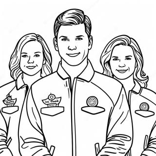 Ffa Studerende I Bla Jakker Farvelaegningsside 104587 42366