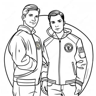 Ffa Studerende I Bla Jakker Farvelaegningsside 104587 42367