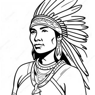 Indiansk Arv Maned Farvelaegningsside 104686-42436