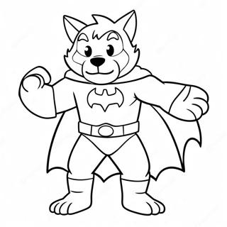 Wolfoo I Superhelte Kostume Farvelaegningsside 106054-43518