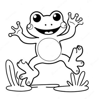 Farverig Fro Der Hopper Farvelaegningsside 106129-43571