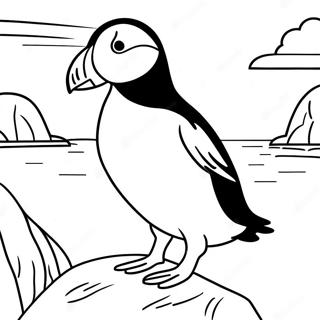 Puffin Rock Farvelægningsider