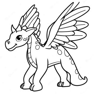 Legesyge Flammernes Vinger Rainwing Farvelaegningsside 106286-43699