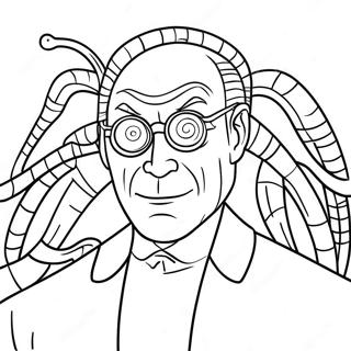 Doc Ock Skurk Farvelaegningsside 106952-44219
