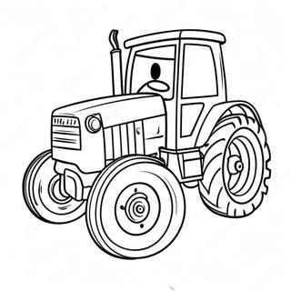 Tegneserie Case Traktor Farvelaegningsside 107054-44299