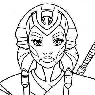 Ahsoka Tano Farvelaegningsside 107254-44450