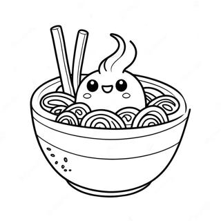 Sode Ramen Nudler Farvelaegningsside 107615-44735