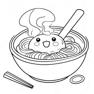 Sode Ramen Nudler Farvelaegningsside 107615-44736