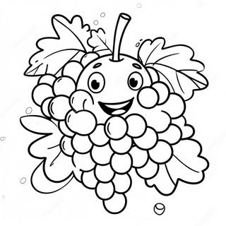 Glade Druer Med Ansigt Farvelaegningsside 107797 44885