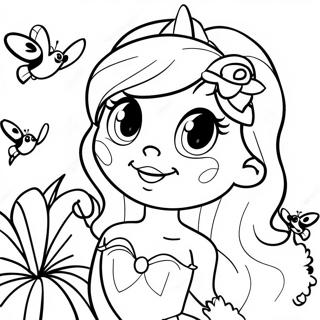 Disney Prinsesse Halloween Farvelaegningsside 108022-45052