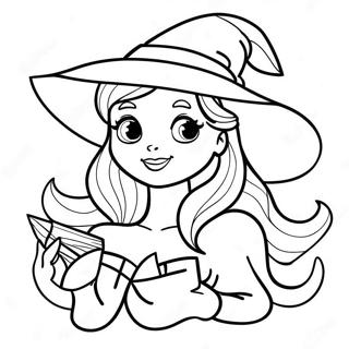 Belle I En Heks Hat Farvelaegningsside 108025-45062