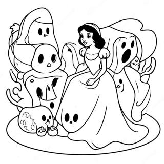 Disney Prinsesse Halloween Farvesider