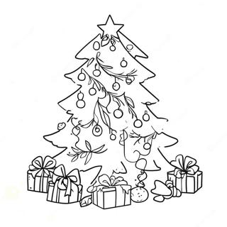 Magisk Juletrae Farvelaegningsside 108258-45238