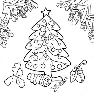 Magisk Juletrae Farvelaegningsside 108258-45239