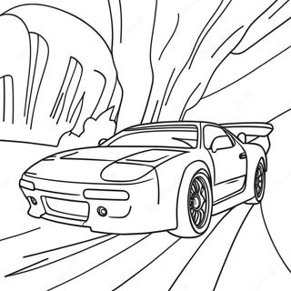 Hurtig Driftbil I Aktion Farvelaegningsside 108284-45257