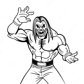 Uhyggelig Wwe The Fiend Farvelaegningsside 108338 45305