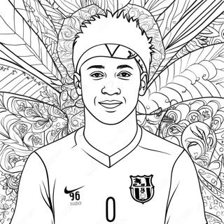 Neymar Med Fans Farvelaegningsside 108440-45385