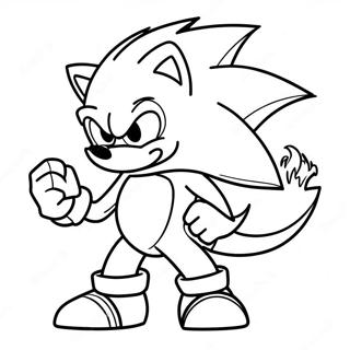 Sonic Werehog Farvelaegningsside 109081-45871
