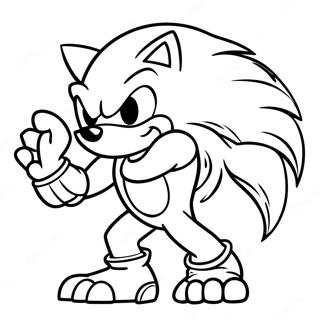 Sonic Werehog Farvelaegningsside 109081-45936